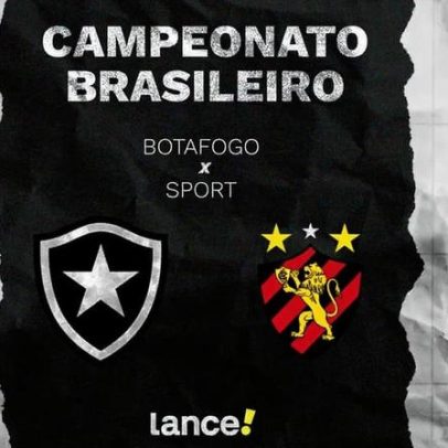 Botafogo e Sport definem horário, onde assistir e escalações pelo Brasileirão