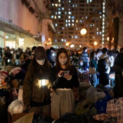 Após incêndio em Hong Kong, Haylee Chow busca notícias da mãe há 32 horas