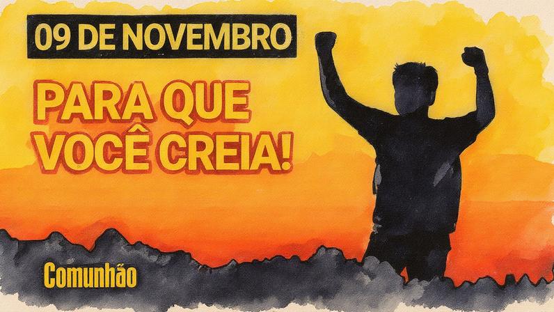 Devocional incentiva crer com o coração aberto