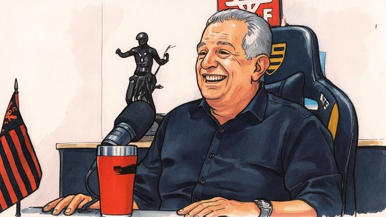 Luiz Eduardo Baptista, presidente do Flamengo (Foto: Reprodução)