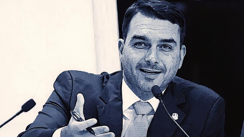 Senador Flávio Bolsonaro (PL-RJ), que criou vaquinha para ajudar famílias de policiais mortos em Operação.