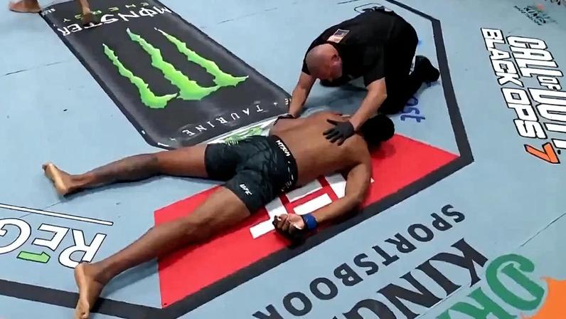 Brasileiro Kevin Christian é derrotado no UFC Vegas (Foto: Reprodução / ESPN / X)
