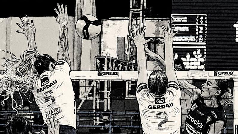 Minas venceu o Praia Clube por 3 sets a 0 na Superliga feminina de Vôlei (Foto: Bruno Cunha / Praia Clube)