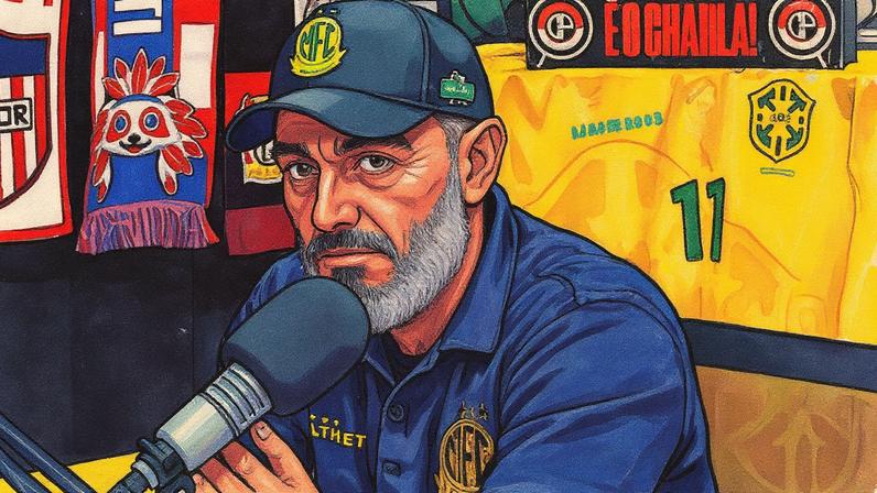 Rafael Guanaes, técnico do Mirassol (Foto: Reprodução Charla Podcast)