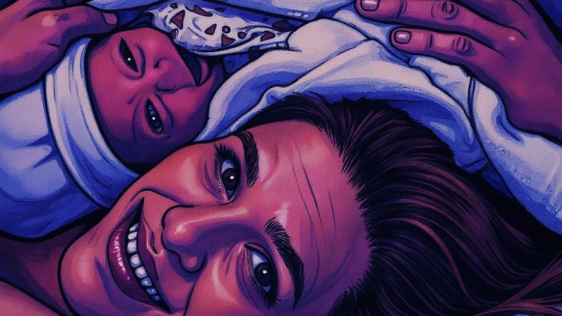 Ginasta compartilhou as primeiras imagens da bebê e emocionou a web com registro em família (Foto: Reprodução / Instagram)