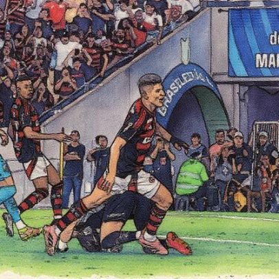 Flamengo vence Santos e mantém viva a disputa pelo Brasileirão
