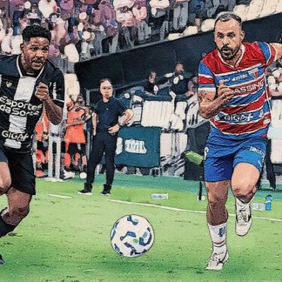 Gol nos acréscimos garante empate entre Ceará e Fortaleza