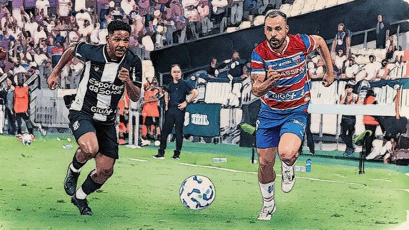 Partida entre Ceará e Fortaleza, pelo Brasileirão (Foto: Edileudo Rodrigues/MyPhoto Press/Gazeta Press)