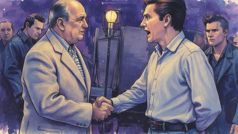 Colonel Tom Parker with Elvis Presley. A new book by Peter Guralnick details their business relationship.