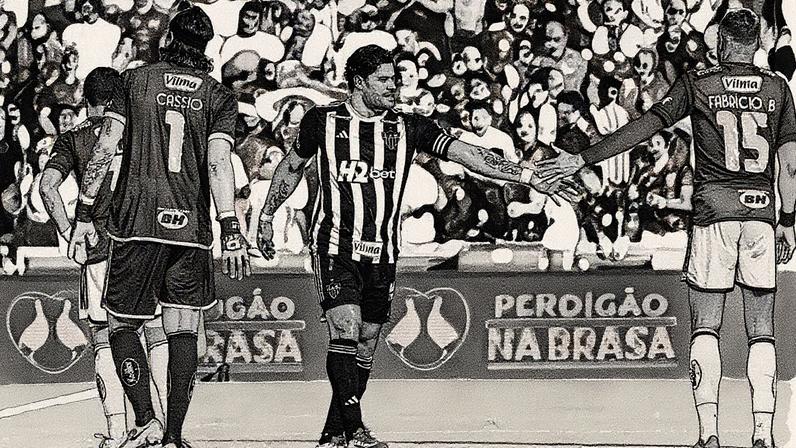 Atlético e Cruzeiro em partida pelo Brasileirão (Foto: Pedro Souza / Atlético)