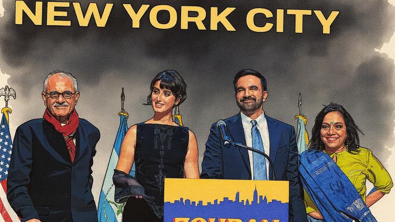 Zohran Mamdani durante un acto en Nueva York, el 26 de octubre.