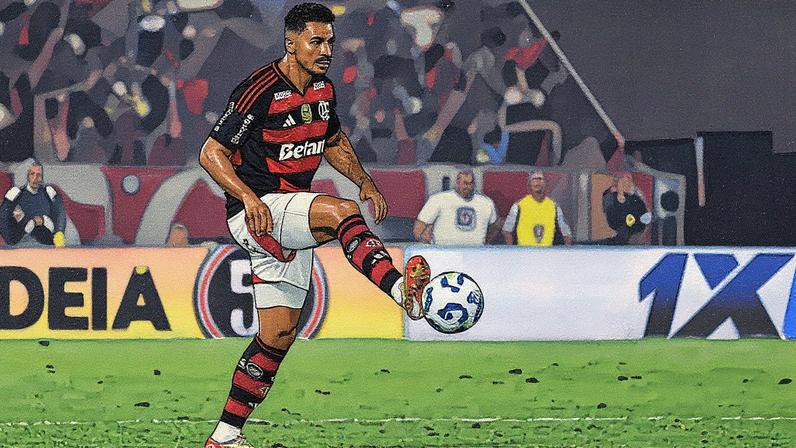 Danilo em campo pelo Flamengo contra o Sport no Brasileirão (Foto: Thiago Ribeiro/Agif/Gazeta Press)