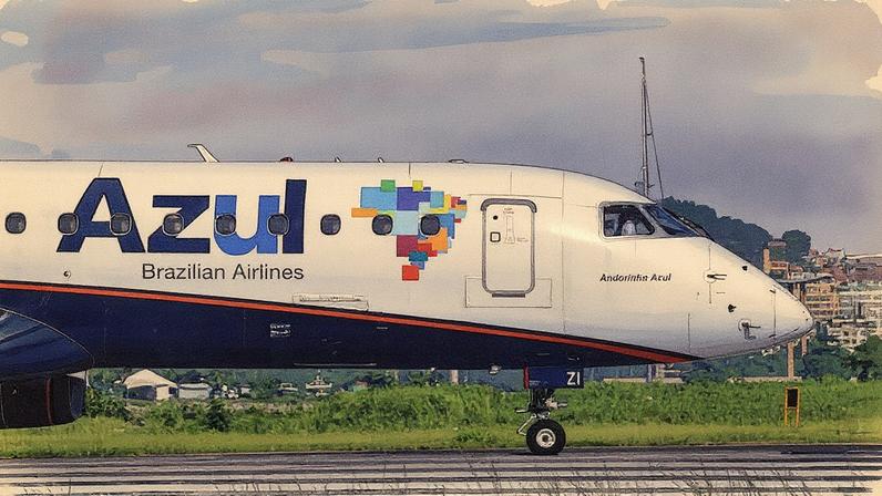 Azul obtém aval da Justiça americana para plano de financiamento apoiado por credores | O plano implica um enterprise value de aproximadamente US$ 5,5 bilhões. (Foto: Dado Galdieri/Bloomberg) (Dado Galdieri)