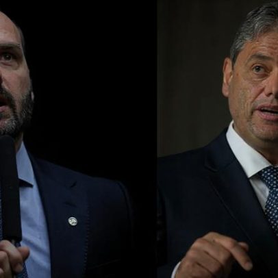 Eduardo Bolsonaro admite apoiar Tarcísio contra o PT