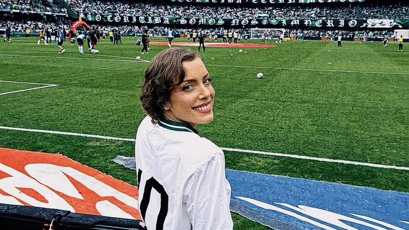 Fabiana é filha de Roberto Justus e esposa de acionista da SAF do Coritiba. Foto: Reprodução/Instagram