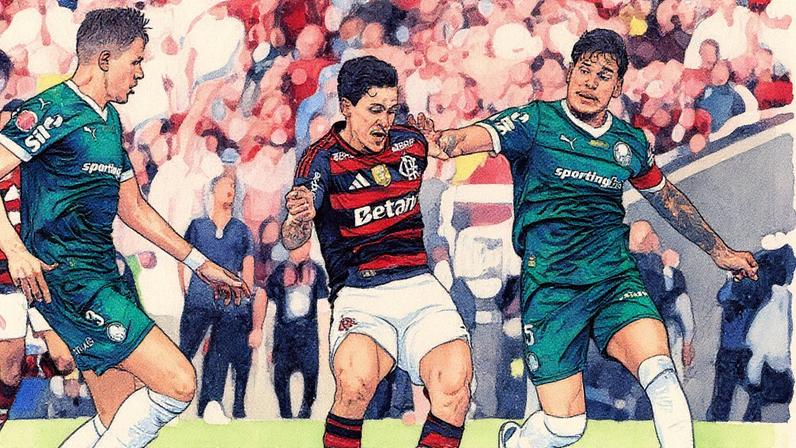 Flamengo x Palmeiras pelo Campeonato Brasileiro (Foto: Adriano Fontes/Flamengo)