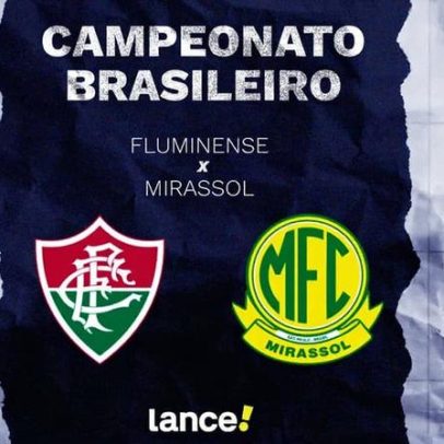 Fluminense enfrenta Mirassol com horário e escalações confirmados