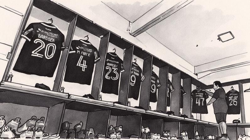 Vestiário do Botafogo em Mirassol (Foto: Vítor Silva/Botafogo)