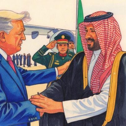 Trump faz festa luxuosa para receber o príncipe herdeiro saudita