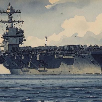 Porta-aviões Gerald Ford integra desdobramento no Caribe