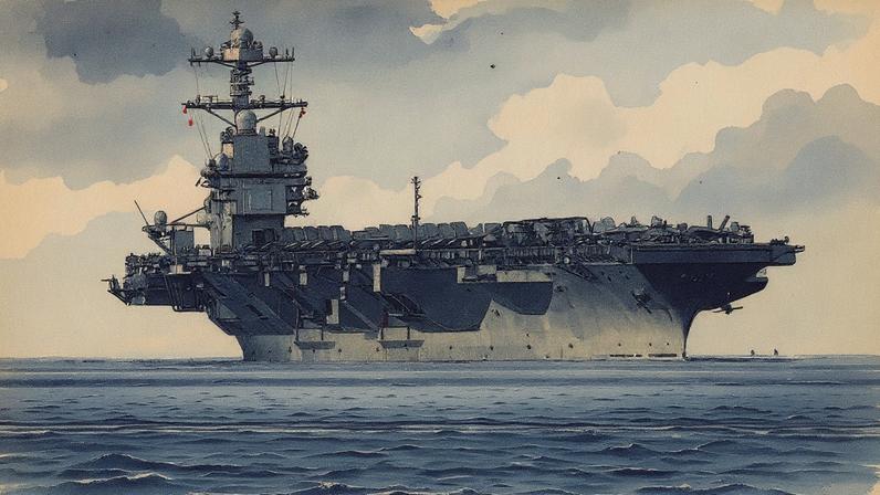 Porta-aviões Gerald Ford integra desdobramento no Caribe