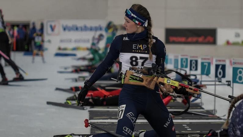 Gaia Brunello competindo (Foto: CBDN)