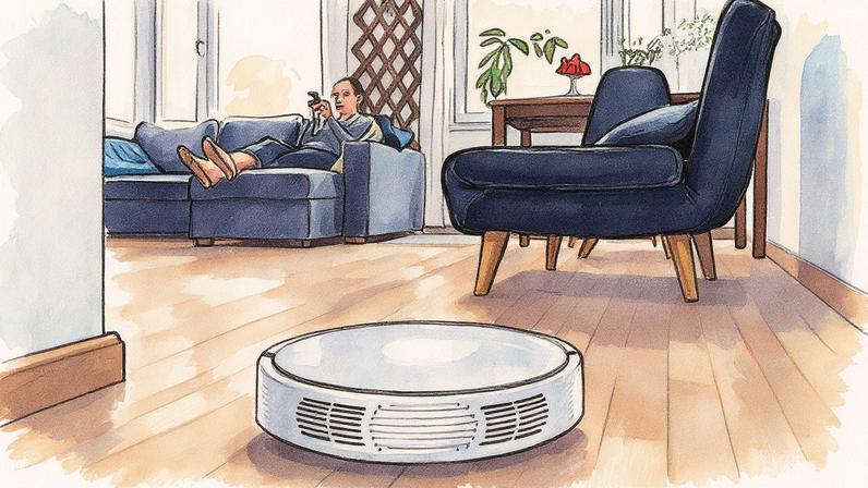 Ao escolher um modelo, é importante saber que existem opções que vão além de apenas aspirar: há robôs que também varrem e passam pano (karetoria/Getty Images for National Geographic Magazine)