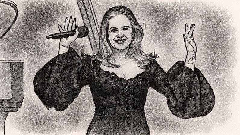 Adele at her final "Weekends with Adele" Las Vegas residency show on Nov. 23, 2024.