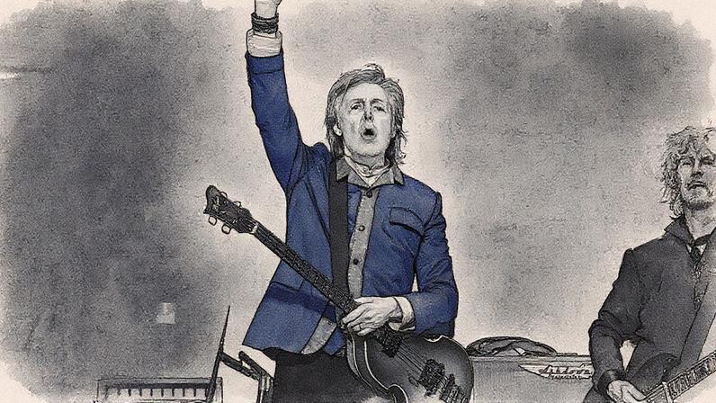 Paul McCartney during his 'Got Back' tour on Dec. 18, 2024 in London, England.