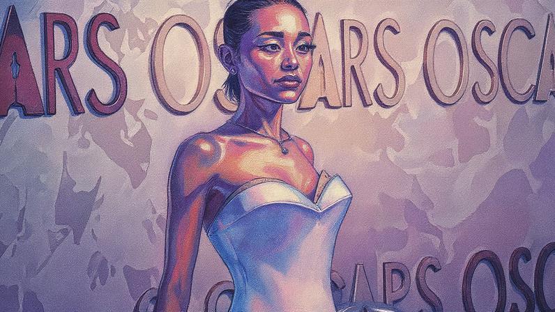 Ariana Grande at the 97th Oscars held at the Dolby Theatre on March 2, 2025 in Hollywood, California