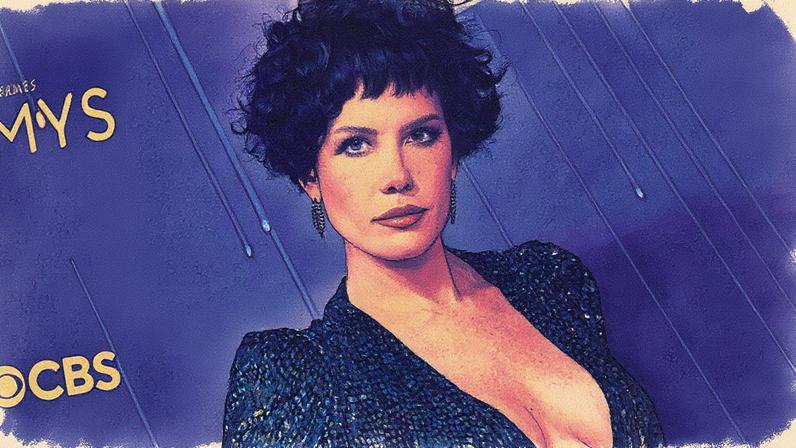 Halsey attends at the 2025 Emmy Awards.