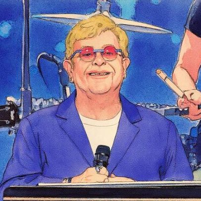 Elton John canta Deus Só Sabe no tributo a Brian Wilson no Rock Hall