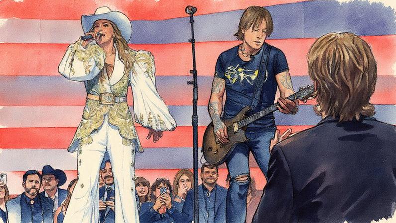 Lainey Wilson was joined by Keith Urban for her musical monologue to open the CMA Awards.