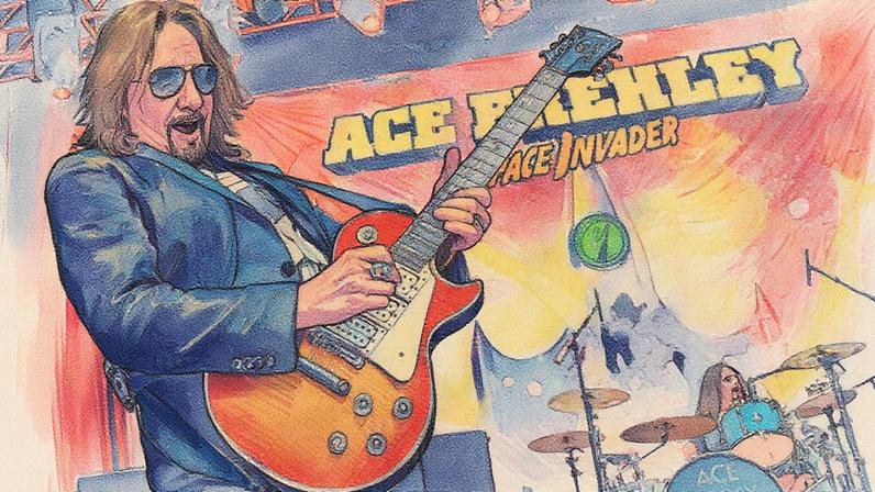 Ace Frehley performing in Las Vegas in 2016.