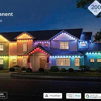Luzes externas Govee 200 ft atingem mínimo histórico e iluminação mais barata