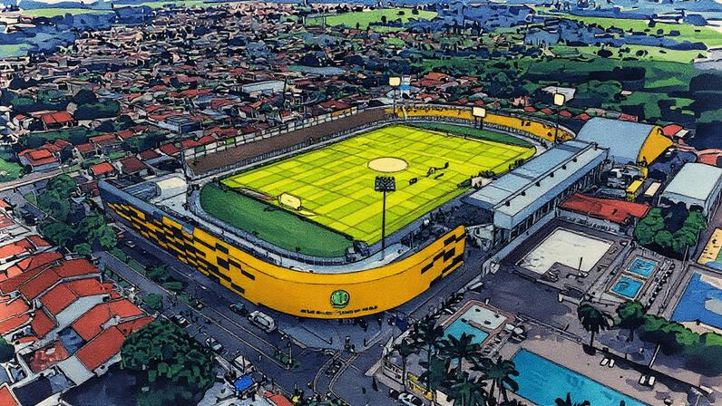 Estádio José Maria de Campos Maia, o Maião — (Foto: Reprodução / Mirassol)
