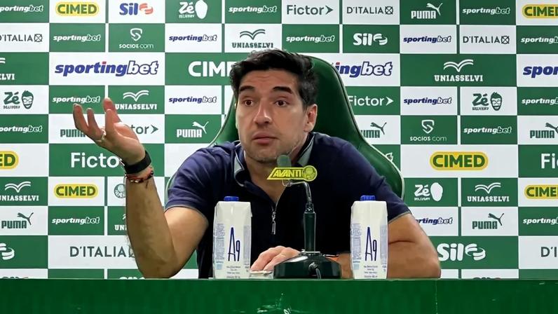 Abel Ferreira chegou a dizer que o campeonato está entregue após não vencer o Fluminense (Rafaela Cardoso / Lance!)