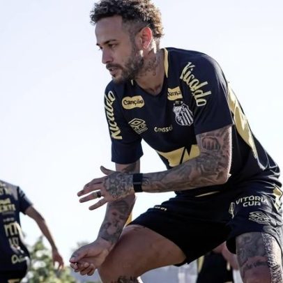 Neymar treina com o Santos enquanto Marcelo Teixeira atualiza quadro do jogador