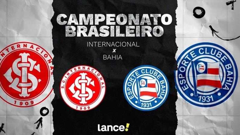Internacional e Bahia se enfrentam no Beira-Rio (Arte: Lance!)