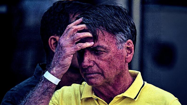 O ex-presidente Jair Bolsonaro após exames em 16 de agosto de 2025. Foto: Evaristo Sá/AFP