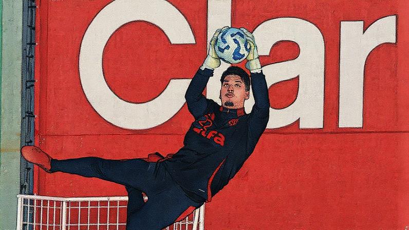 Kauan Jesus, terceiro goleiro do Internacional (Foto: Ricardo Duarte/SC Internacional)