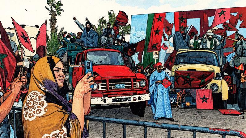 El alcalde de El Aaiún, Hamdi Uld Errachid, el miércoles en la capital del Sáhara Occidental.