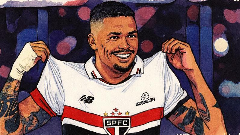 Luciano volta a ser relacionado pelo São Paulo após cumprir suspensão (Foto: Rubens Chiri / São Paulo)