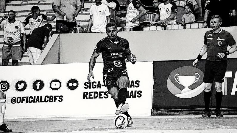 Lukinhas é um dos destaques da campanha do Traipu no Brasileirão de Futsal (Foto: Reprodução/CBFS)