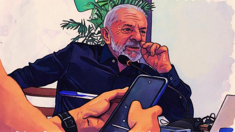 O presidente Lula em entrevista a jornalistas de veículos internacionais em Belém (PA), em 4 de novembro de 2025. Foto: Pablo Porciuncula/AFP