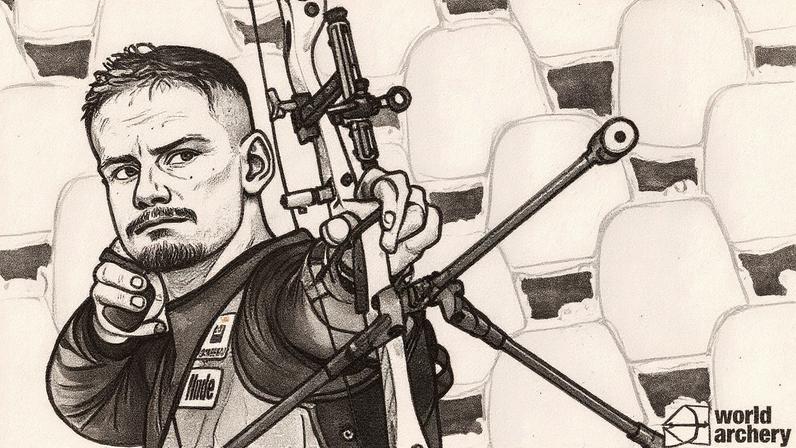 Marcus D'almeida no Mundial de Tiro com Arco 2025 (Foto: World Archery)