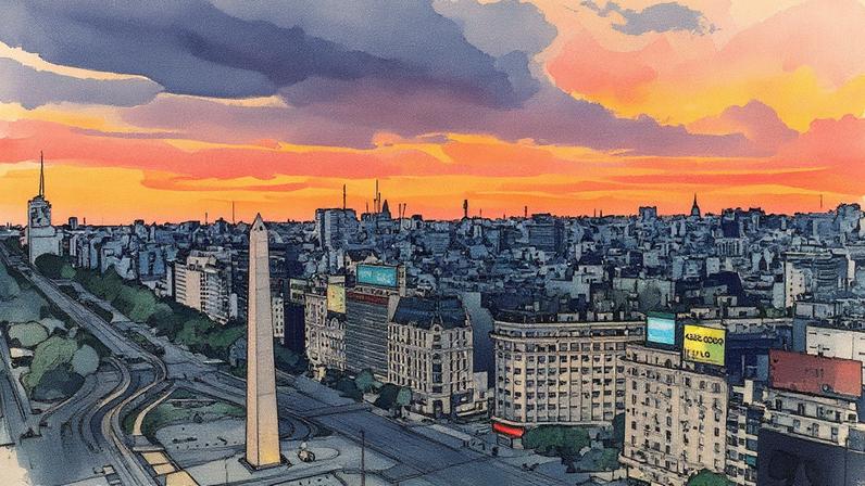 Obelisco de Buenos Aires foi inaugurado em 1936 • Divulgação/Turismo de la Ciudad de Buenos Aires