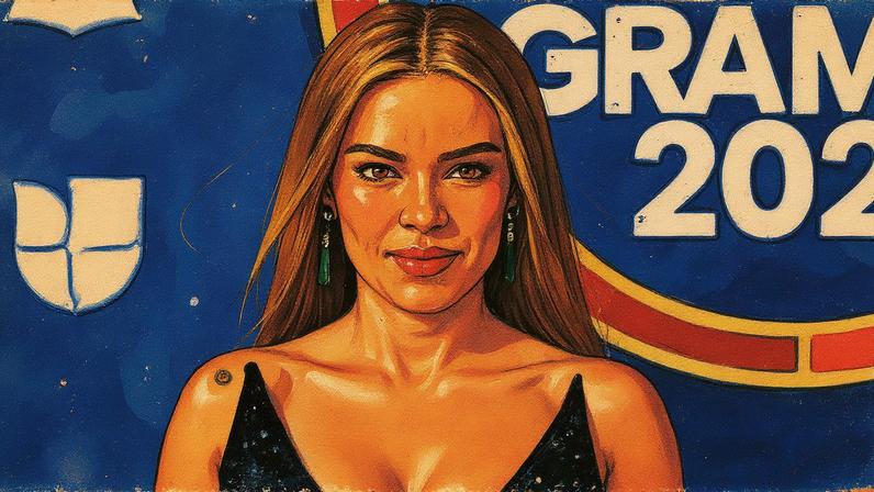 Karol G at the 26th Annual Latin GRAMMY Awards held at the MGM Grand Garden Arena on November 13, 2025 in Las Vegas, Nevada.