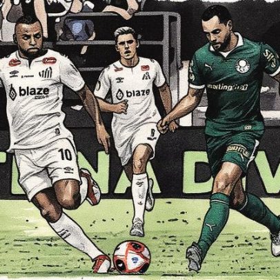 Inteligência artificial crava o resultado entre Palmeiras e Santos