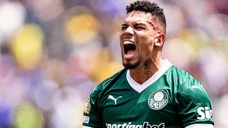 Paulinho comemora gol contra o Botafogo (Foto: Reprodução/X)
